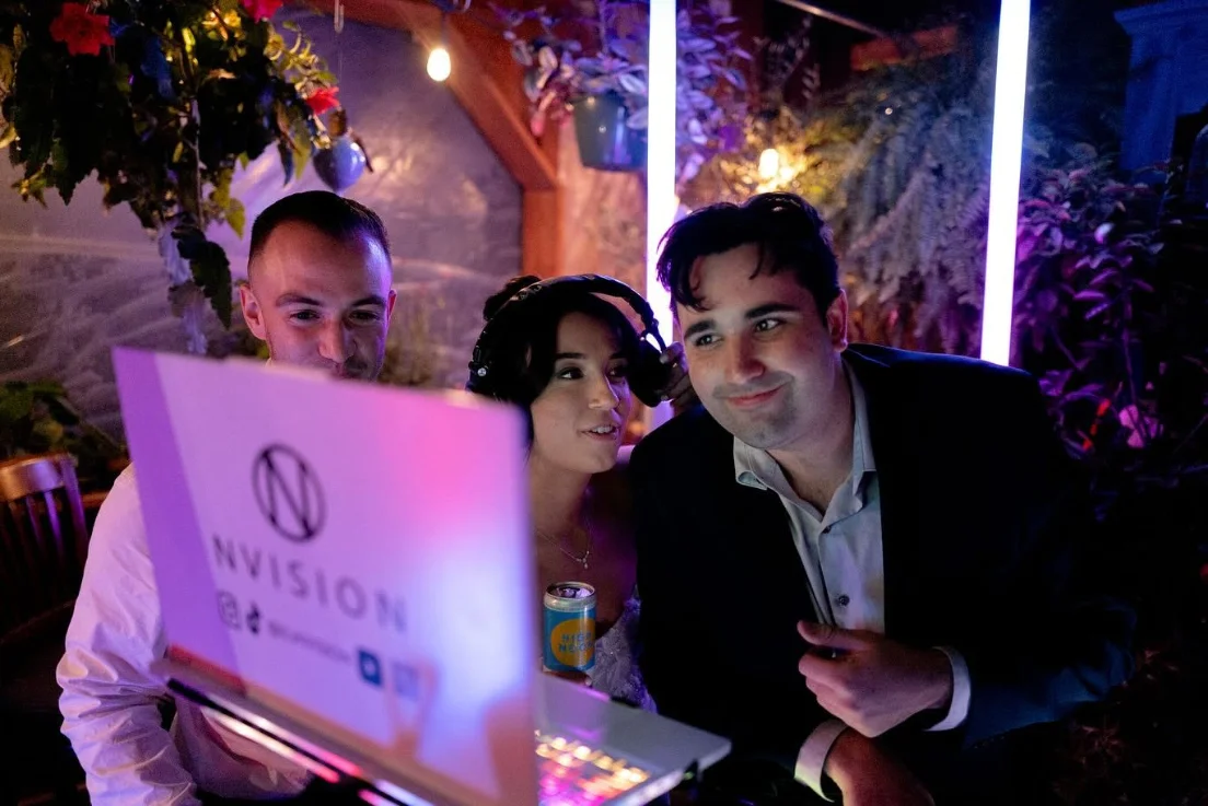 NWN Entertainment DJ team performing at a Capital Region event