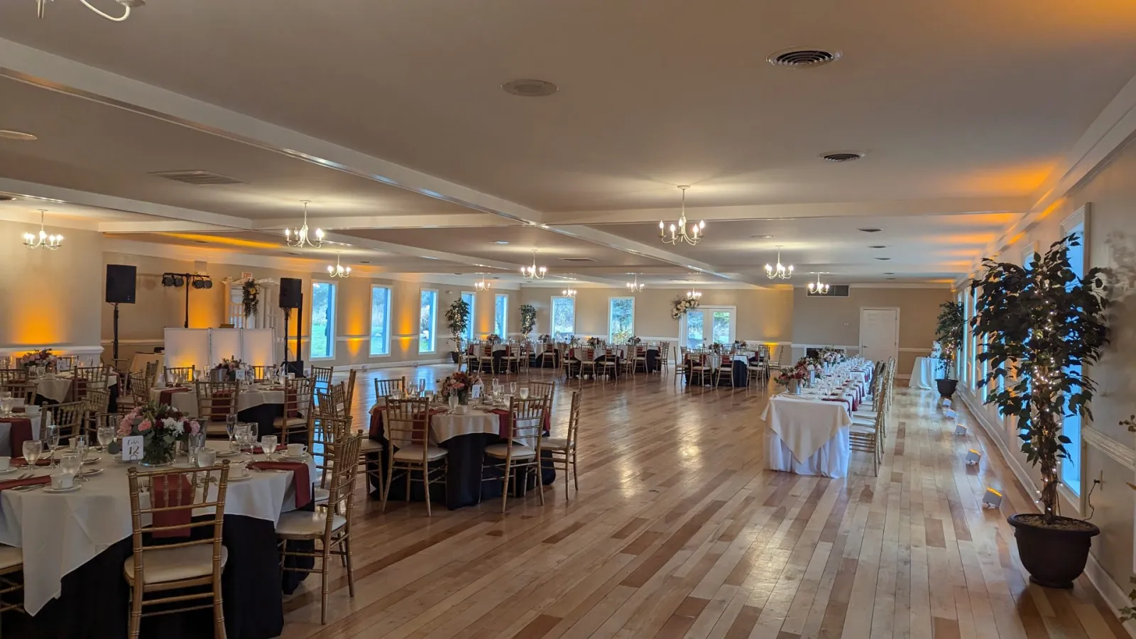 Packed wedding reception dance floor at a Capital Region venue