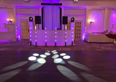 Wedding DJ Setup Glen Sanders Mansion Schenectady NY