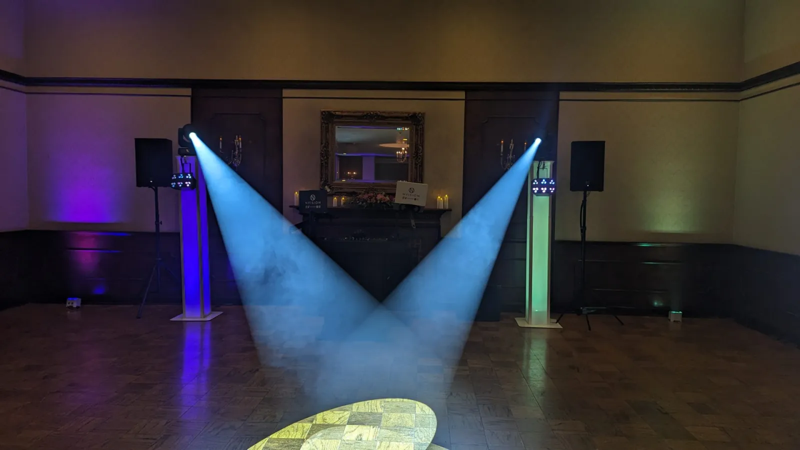 Wedding DJ setup at Century House, Latham NY